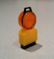 Preview: 1x Baustellenleuchte, Orange, beleuchtet