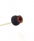 Preview: 1x Zweikammer Tuning Rückleuchte, Orange/Rot, rund, 10mm, incl. Platine für 7,2 Volt