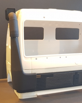 Preview: Luftansaugung 1:14 für Tamiya Mercedes Benz Version SK und NG