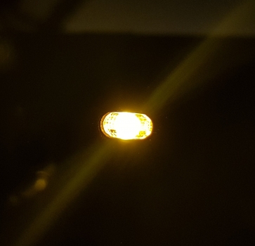 Farbwahl: 2-er Set Positionsleuchte / Blinker, incl. LED & Widerstand