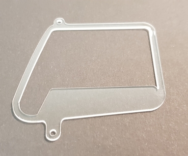 Preview: 1x Seitenscheibe, offen für 1:14 Tamiya Volvo FH 12