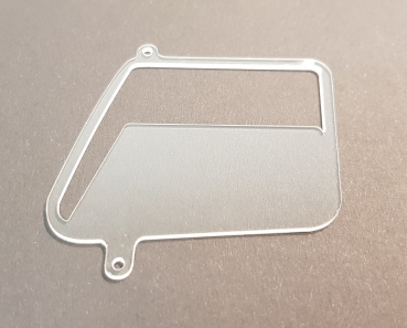 Preview: 1x Seitenscheibe, halboffen für 1:14 Tamiya Volvo FH 12