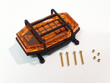 Warnlichtbalken Gehäuse mit Schutzgitter