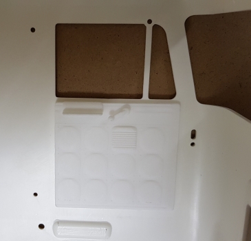 Preview: 1:14 2x Türinnenverkleidungen Tamiya King / Grand od. Globeliner