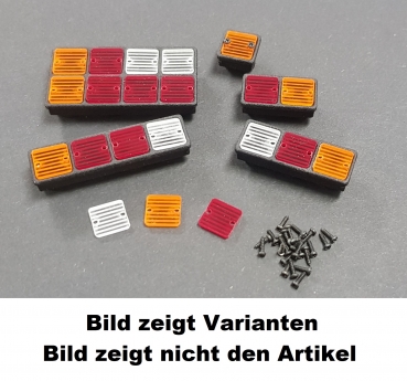 Preview: Farbwahl: 1:14 "Dänische" Rückleuchte, 5-er