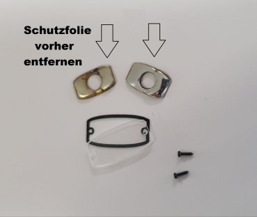 Preview: Für Tamiya Volvo FH-16, oberer Frontgrill mit 4 Fernscheinwerfern