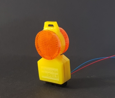 Preview: Farbwahl: 1:12 Baustellenleuchte