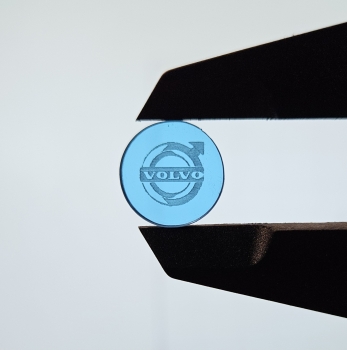 Preview: 4er Set Ersatzgläser, blau für 1:14 Volvo FH16 Dachscheinwerfer, rund