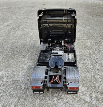 Preview: Tamiya Scania R 470, schwarz, Art. 56364, gebraucht, mit Fernbedienung