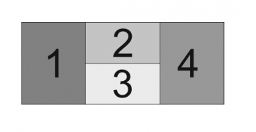 Preview: 1:14-1:16 1 Paar 4 Kammer Rückleuchten, moderne LED Optik