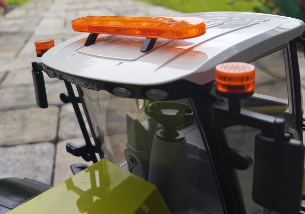 Warnlichtbalken, rund, orange