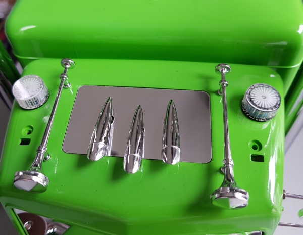 Sonnendach, verchromt, für 3 Positionsleuchten