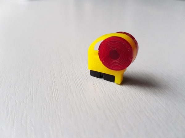 1x Baustellenleuchte, Rot