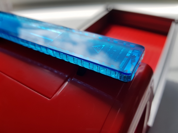 Warnlichtbalken, Blau