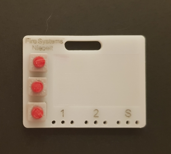 Feuerwehr Atemschutzüberwachungstafel