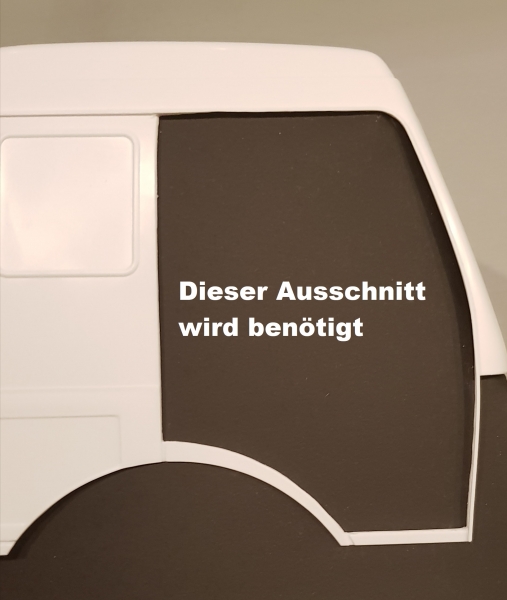 1 Paar (re/li) Türen Umrüststatz für Tamiya 1:14 MB SK auf Version NG
