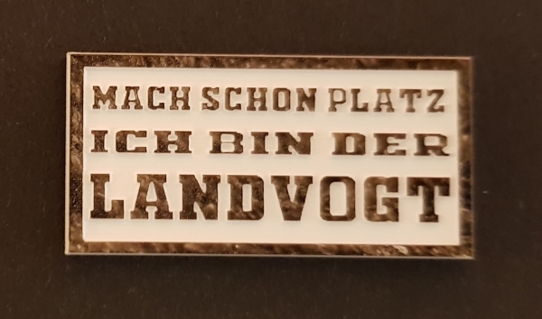 Emblem 30x15mm Landtvogt