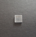 Farbwahl: Glas 7x7mm Stärke 1mm, 1-fach geriffelt