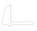 1x Seitenscheibe, offen für 1:14 Tamiya Globeliner